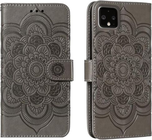 for Google Pixel 4 Case Wallet with Card Holder Kickstand Magnetic Soft Leather Flip Fold Case for Google Pixel 4 Cover (Purple) in Saudi Arabia