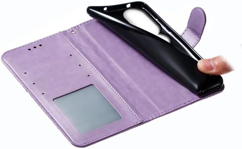 for Google Pixel 4 Case Wallet with Card Holder Kickstand Magnetic Soft Leather Flip Fold Case for Google Pixel 4 Cover (Purple) in Saudi Arabia