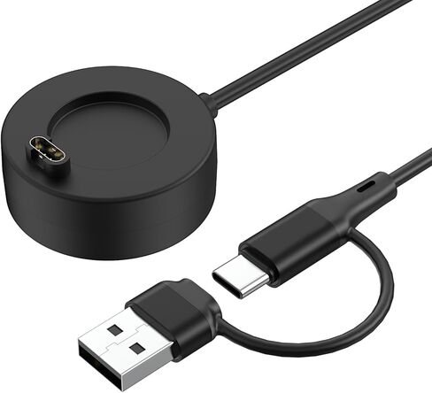 موكو قاعدة شحن متوافقة مع جارمين فيفو اكتيف 3/4/4S/فينو/فينيكس 5/5 بلس/5S/5S بلس/5X/5X بلس/6/6S/6X/6 برو/6S برو/6X برو/6X برو/فوررنر 745/انستنكت/كواتيكس 5، قاعدة شحن ومزامنة بيانات USB، اسود in Kuwait