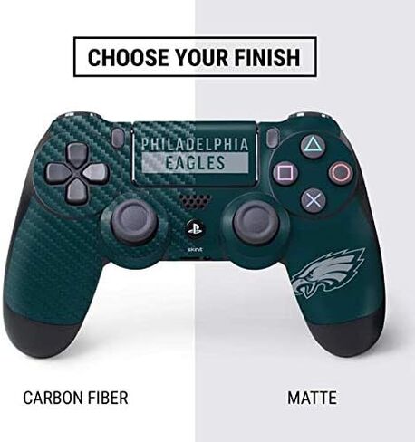 Skinit Decal Gaming Skin Compatible with PS4 Controller - Officially Licensed NFL Philadelphia Eagles Green Performance Series Design in Saudi Arabia
