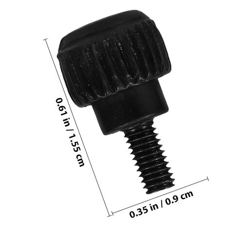 Artibetter 24pcs Black PC Thumb Screws 6-32 Thread Mounting Hardware Set for Computer Case Power Supply Pci Slot Repair and Maintenance in Saudi Arabia