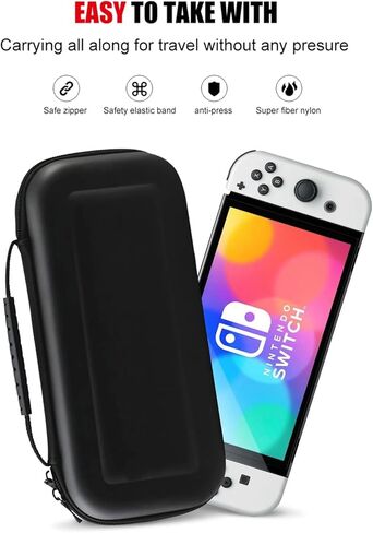 ProCase 3-Pack Screen Protector for Nintendo Switch OLED 2021 with Carrying Case in Saudi Arabia