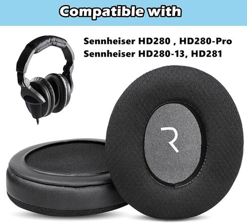 Cooling Gel Earpads Headband Cover Replacement Compatible with Sennheiser HD280/HD280-13/HD280-Pro/HD281/HMD280/HMD280 Pro/HMD280-13/HMD281/HMD281 Pro Headset Ear Pads Head Band Cover Cushions in Saudi Arabia