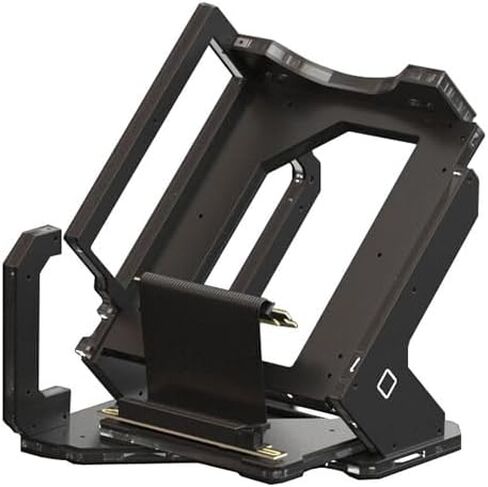 Geeek ITX حافظة كمبيوتر مفتوحة من النوع Min-ITX ITX حافظة كمبيوتر مفتوحة، حافظة منصة اختبار مفتوحة النوع (أسود) in Saudi Arabia