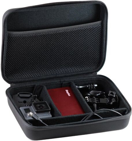 Navitech Black Shock Proof Action Camera Case/Cover for The Acekool 4K Sports Action Camera WiFi Action Cam in Saudi Arabia