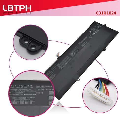 C31N1824 Battery Replacement for Asus Chromebook Flip C434 C434TA C434TA-DS384T C434TA-DSM4T 0B200-03290000 11.55V 4160mAh in Saudi Arabia