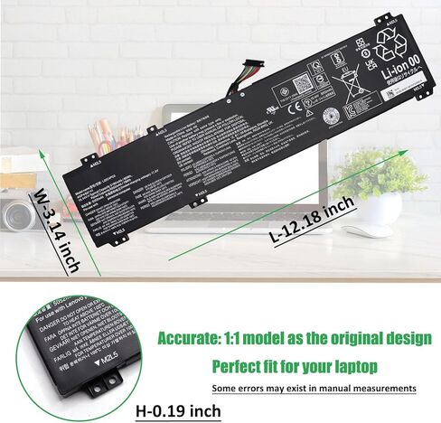 استبدال بطارية الكمبيوتر المحمول L22C4PC0 L22M4PC0 لجهاز Lenovo Legion Pro 5 16IRX8 16ARX8 Legion Pro 7 16IRX8 16ARX8H Series Notebook SB11K38954 5B11K38953 5B11N45439 L22D4PC0 L22X4PC0 15.44V 80Wh in Kuwait