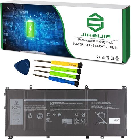 VG661 80.5Wh Laptop Battery Replacement for Alienware X14 R1 R2 Series Notebook GD3C9 0GD3C9 V4N84 0V4N84 Black 11.4V 6709mAh in Saudi Arabia
