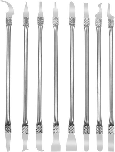 8 Pcs Stainless Steel Metal Spudger Set Hand Pry Tools for Phone and CPU Chip Repair in Kuwait