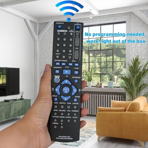 Replacement Remote Control for JVC RM-SDRMV150A DR-MV150B RM-SDRMV79A RM-SDRMV80A DRMV80B DVD HDD Video Recorder in Saudi Arabia