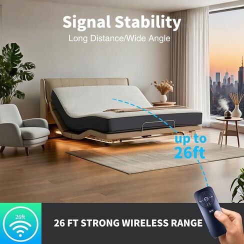 جهاز تحكم عن بعد بديل لقاعدة سرير Anderic Sealy & Ease القابلة للتعديل المتوافقة مع RF368B & Ergo 2.0/3.0 JLDK.30.03.20 in Kuwait