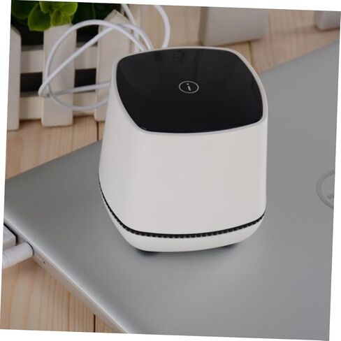 NOLITOY USB Powered Small Desktop Speakers with Bass Sound Compact Stereo Computer Speakers for Home and Office Mini USB Play Soundbar with Volume Control White Portable Audio Player in Saudi Arabia
