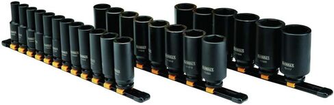 DEWALT Deep Impact Socket Set, 1/2 in Drive SAE, 6 PT, 19 Piece (DWMT19239) in Saudi Arabia