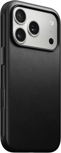 NOMAD حافظة جلدية عصرية باللون الأسود متوافقة مع iPhone 17 Pro حافظة هاتف جلدية متوافقة مع الشحن Magsafe لهاتف iPhone 17 Pro in Saudi Arabia