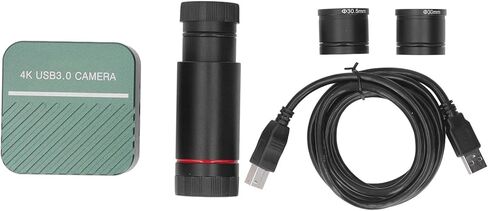 عدسة رقمية إلكترونية 4K 8MP USB3.0 مع عدسة 0.5X ومحول للمجاهر البيولوجية والمجسمة in Kuwait
