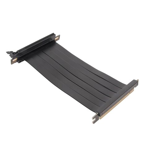 PCIe 3.0 X16 Riser Cable, Flexible Dual Reverse Connector GPU Graphic Card Extension Cable for Graphics Card Vertical Mount (70cm) in Saudi Arabia