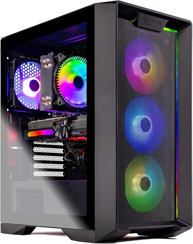 Skytech Gaming Nebula Gaming PC, Intel i5 14400F 2.5GHz, NVIDIA RTX 5060 Ti 16GB VRAM, 1TB Gen4 NVMe SSD, 16GB DDR5 RAM 6000, 650W Gold PSU, WI-FI 5, Windows 11, Desktop in Saudi Arabia