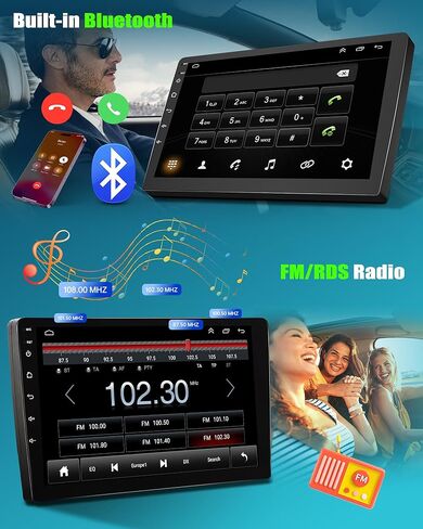 Android Car Stereo Compatible for Subaru Outback Legacy 2009-2014 Car Radio with Wireless Carplay Android Auto Media Radio WiFi Bluetooth GPS Navigation FM (9Inch) in Kuwait