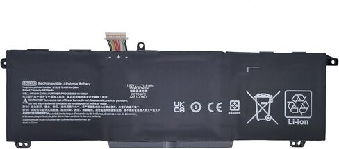 بطارية بديلة SD06XL متوافقة مع أجهزة الكمبيوتر المحمول HP Omen 15-EK 15-EN 15-EK0000 15-EK0009TX 15-EN0029NR HSTNN-DB9U L84356-2C1 L84392-005 L84392-006 SD06070XL SDO6XL 11.55 فولت 70.91 واط ساعي/5833 مللي أمبير in Saudi Arabia