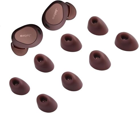 Zotech Replacement Ear Tips for Jabra Elite 10 True Wireless Earbuds, 4 Pairs (XS/S/M/L) (Clear) in Saudi Arabia
