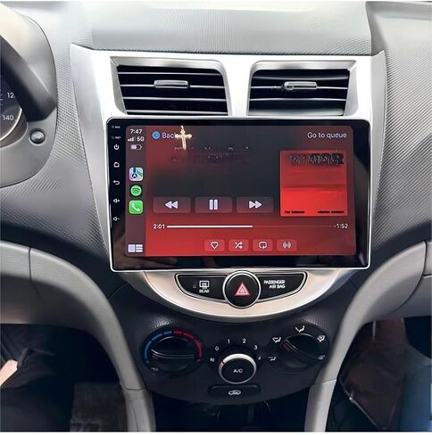 Android 13 Car Stereo for Hyundai Accent Verna Solaris 2011-2019 Car Radio with Carplay Android Auto GPS WiFi Bluetooth SWC AHD Rear Backup Camera, 2+32G in Kuwait