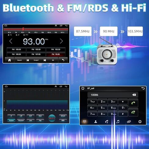 Android 13 Car Stereo for Hyundai Accent Verna Solaris 2011-2019 Car Radio with Carplay Android Auto GPS WiFi Bluetooth SWC AHD Rear Backup Camera, 2+32G in Kuwait