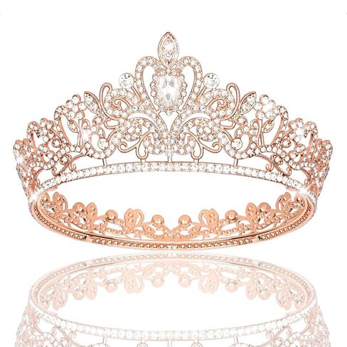 YARIEW Big Crystal Tiaras and Crowns for Women Rhinestone Queen Crown Tiaras for Girl Crowns for Women in Saudi Arabia