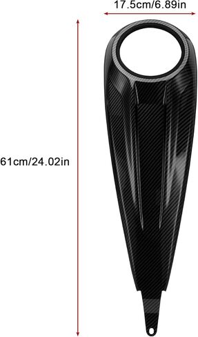 Fuel Tank Cover - PSLER Low Profile Fuel Tank Console Kit Cover Compatible with Touring Road Glide Street Glide 2023-2025, Carbon Fiber in Saudi Arabia
