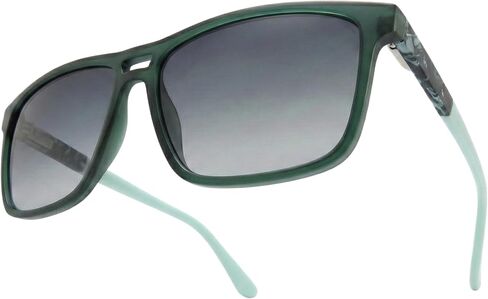 Polarized Sunglasses for Men Women,Retro Rectangular Double Bridge,Minimalist Design,UV400 Driving and Travel LEY9002 in Saudi Arabia