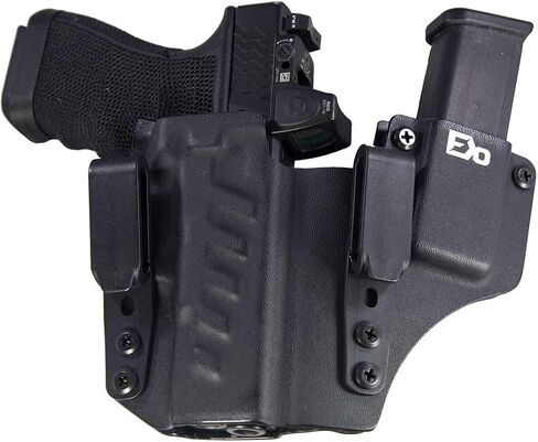 حافظة Fierce Defender IWB Kydex متوافقة مع Glock 19 23 32 - سلسلة +1 - مصنوعة في الولايات المتحدة الأمريكية - متوافقة مع الجيل 5 in Kuwait