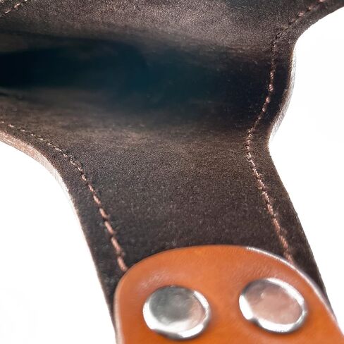 ALS454 Vertical Shoulder Holster Fits 357 Magnum 6’’ & Similar Revolvers RH Handmade! Free Extension for Big Body Size! (Brown) in Saudi Arabia