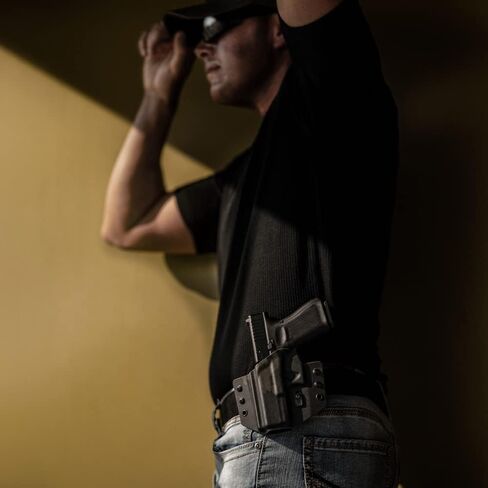 حافظة Tulster OWB Contour Kydex في اليد اليسرى تناسب: Sig Sauer P365 / P365X / SAS | متوافق بصريًا مع حزام الخصر المخفي in Saudi Arabia