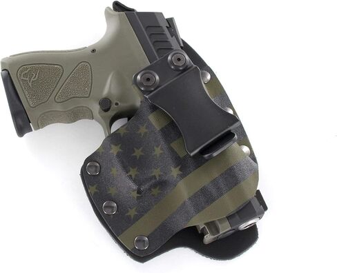 حافظات حمل مخفية OD Green & Black USA IWB Hybrid لأكثر من 200 مسدس مختلف. الإصدارات اليسرى واليمنى المتاحة. in Saudi Arabia