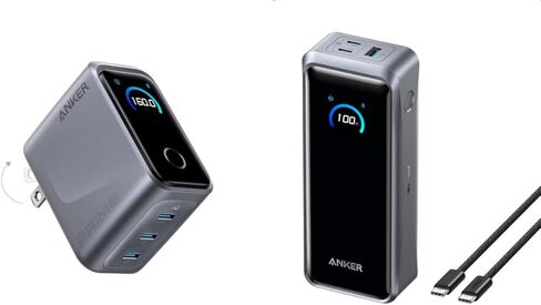 Anker Prime PowerBank(26K,300W) Prime USB C Charger(160W) in Kuwait