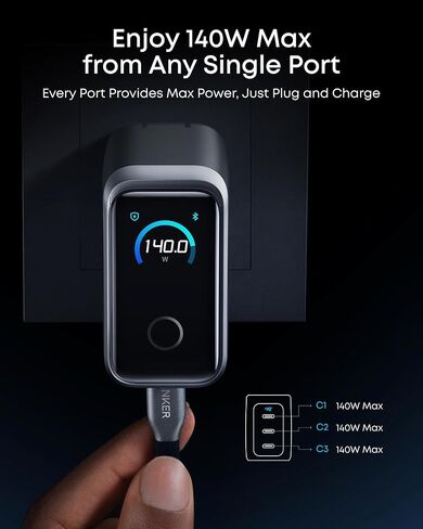 Anker Prime PowerBank(26K,300W) Prime USB C Charger(160W) in Kuwait