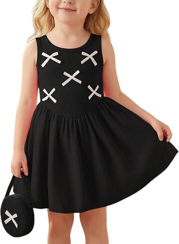 فساتين توتو للفتيات الصغيرات، فستان صيفي بدون أكمام، فستان صيفي لحفلات الأميرة الفقاعية، ملابس من 3 قطع in Kuwait