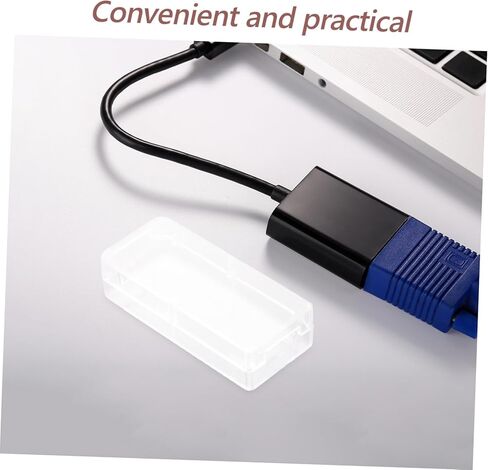 حافظة حماية لجهاز كشف الطاقة USB من Uonlytech لأجهزة USB، تصميم شفاف متوافق مع أجهزة USB المختلفة، استخدام آمن وآمن وسهل الاستخدام in Kuwait