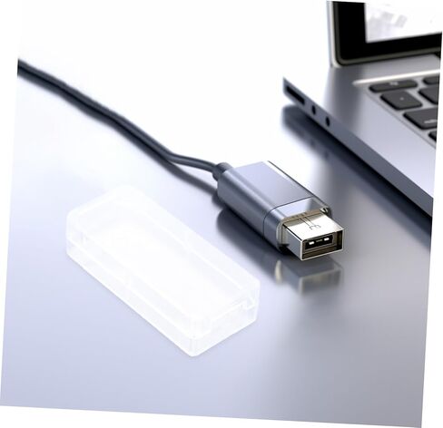 حافظة حماية لجهاز كشف الطاقة USB من Uonlytech لأجهزة USB، تصميم شفاف متوافق مع أجهزة USB المختلفة، استخدام آمن وآمن وسهل الاستخدام in Kuwait
