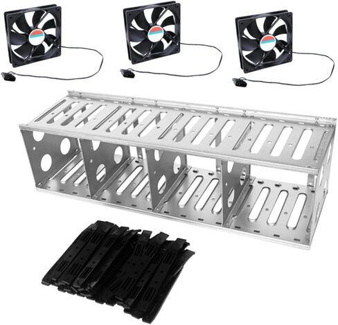 COHEALI 1 Set Shockproof External Hard Drive Cage Multi Layer Storage Rack for Hard Drive Accessories Design for and Convenient Use in Saudi Arabia