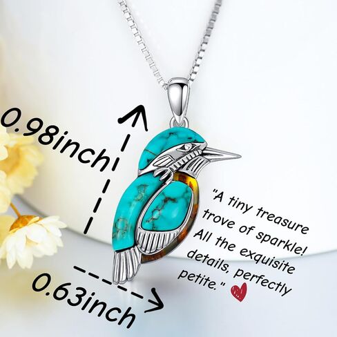Genuine Bird Turquoise and Amber Stone Jewelry Set for Women, Sterling Silver Native American Necklace Dangle Earrings Western Jewelry in Saudi Arabia