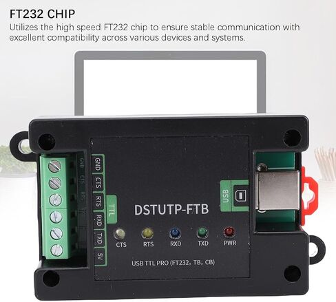 محول USB إلى TTL FT232 Chip USB إلى TTL وحدة محول تسلسلي مع مؤشرات LED حماية التيار الزائد للاتصال الآمن بجهاز نقل البيانات in Saudi Arabia