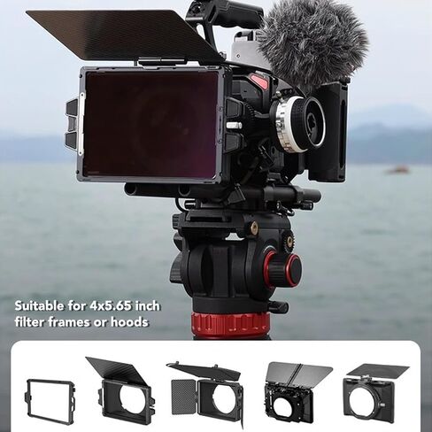 Square UVs Filter, 4x5.65 Inch Optical Glass Multi Layer Coating Water Resistants Design, with High Resolution Low Reflectivity, for Camera Lens Matte Box Filter Frame in Saudi Arabia