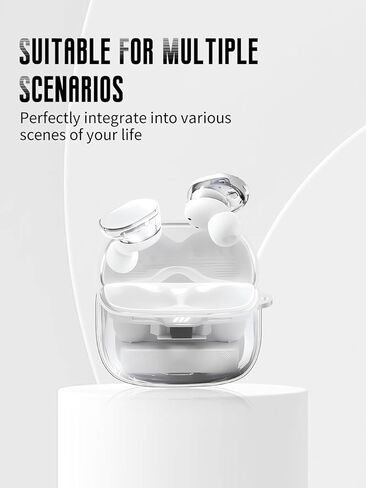 for JBL Tune Buds 2 Case Clear, Transparent TPU Shockproof Protective Cover with Carabiner for JBL Earbuds in Saudi Arabia