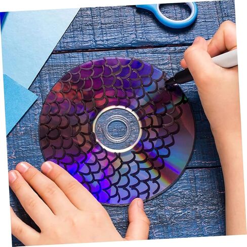 20Pcs Clear DIY Decorative CD Discs Blank Craft Disks for Painting Writing and Home Decor for Teens Creativity and Aesthetic Projects in Saudi Arabia