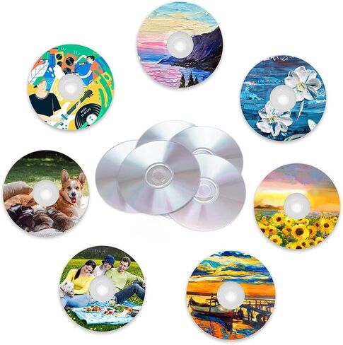 20Pcs Clear DIY Decorative CD Discs Blank Craft Disks for Painting Writing and Home Decor for Teens Creativity and Aesthetic Projects in Saudi Arabia