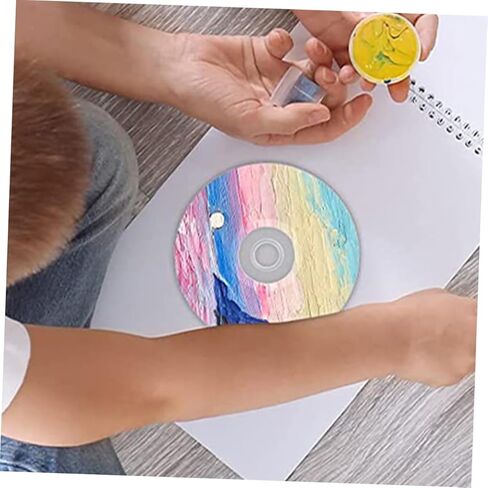 20Pcs Clear DIY Decorative CD Discs Blank Craft Disks for Painting Writing and Home Decor for Teens Creativity and Aesthetic Projects in Saudi Arabia