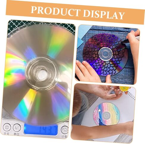20Pcs Clear DIY Decorative CD Discs Blank Craft Disks for Painting Writing and Home Decor for Teens Creativity and Aesthetic Projects in Saudi Arabia