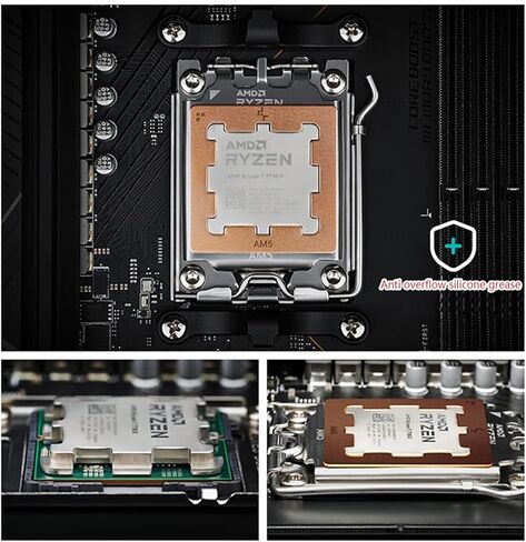 AM5 وحدة المعالجة المركزية إطار الاتصال الإطار وحدة المعالجة المركزية الانحناء تصحيح تثبيت مشبك ل 7950X 7900X 7700X 7600X وحدة المعالجة المركزية حامل لوحة وحدة المعالجة المركزية برودة Am5 in Kuwait