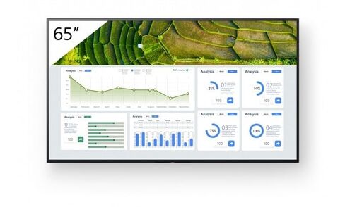 Sony FW-65BZ30L affichage de Messages Panneau plat de signalisation numérique 165,1 cm (65") LCD WiFi 440 cd/m² 4K ULT in Saudi Arabia