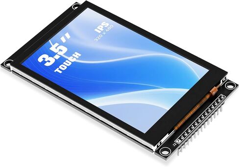 1 قطعة شاشة LCD 3.5 بوصة 320x480 TN شاشة تعمل باللمس بالسعة Esp32 وحدة عرض SPI Serial ST7796S سائق لـ Ar duino R3/Mega2560 (أسود) in Saudi Arabia